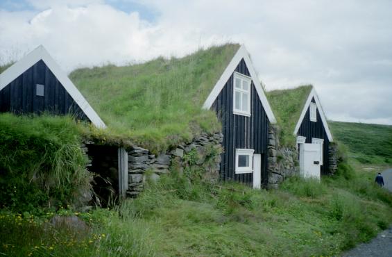 Old farmhouses on Skaftafell