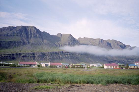 Breiðdalsvík viewed from the waterfront